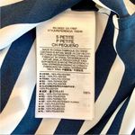 Banana Republic NWT Navy Striped Sleeveless Blouse SP Photo 8