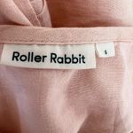 Roller Rabbit  Maricruz Cross Stitch‎ Embroidered Shift Dress Light Pink Sz Small Photo 6