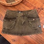MINGA‎ London Cargo Mini Skirt Green Size 30 Photo 1