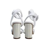 Franco Sarto  Womens 8 Oma Ankle Strap Sandal in White NEW Photo 5