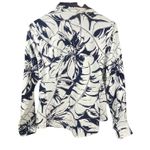 Ralph Lauren Lauren  Full Zip Knit Jacket Large Women‎ Palm Print Country Club Photo 5