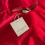 BeachLunchLounge NWT Bold Red Leopard Tawny Sweater Long Sleeve Pullover Photo 6