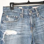 AG Adriano Goldschmied Ex-Boyfriend Cropped Distressed Jeans Size 27 Photo 3