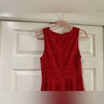 Hutch Reese Dress Red Polka Dot Size Small A-Line Swingy Flowy Cutout Bow cute Photo 8