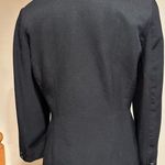 Buttons Vintage Black Jacket velvet pockets & Collar decorative  No Tag S… Photo 6