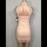 Guess New  blush stretch lace mini dress. NWT Photo 2