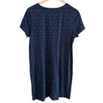 TOAD & CO Women's Large Windmere II Short Sleeve Dress Navy Butterfly Blue Photo 6