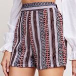 Boutique High Waisted Tribal Print Shorts Photo 4