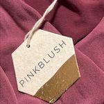 Pinkblush  size large womens wrap dress knee length long sleeve stretchy material Photo 4