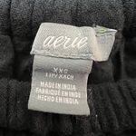 Aerie  Black Dress Off Shoulder Ruffle Lined Casual‎ XXS Gauze Mini Dress Photo 1