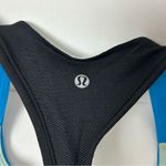 Lululemon  Cardio Kick Racerback Tank Top in Blue Aquamarine and Black Photo 4