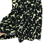 ALC Frank A.L.C. Silk Mini Dress Black Light Green 6 Photo 4