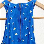 Splendid Blue Floral High Low Summer Tank Top Dress Photo 11