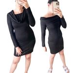 Wilfred  FREE ARITZIA Off Shoulder Mini Dress Charcoal Small Photo 1