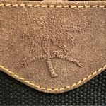 Tommy Bahama Vtg Black Brown Leather Satchel Handbag Photo 4