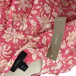 J.Crew Tie-waist Tunic Beach Dress Tossed Floral Print Pink Size XS Photo 10