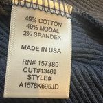 Altar'd State Altar’d State Navy Women’s Medium Collared Cropped Short Sleeve Polo Shirt Photo 7