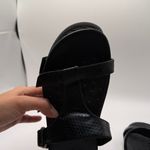 Vionic Women's Pacific Ellie T-strap Wedge Comfort Sandal in Black Size 8.5 Photo 5