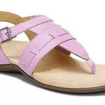 Vionic  Women’s Leather Adjustable T-Strap Sz 6 Sandals - Lupe Photo 0