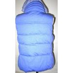 Athleta NWT $148 Womens Heather Purple Vest Detachable Hood M Warm Puffer Cozy Photo 4
