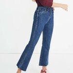 Madewell Rigid Demi Boot Crop Raw Hem Jeans in MacGill Wash Size 26 Photo 1