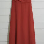 Azazie Davis Terracotta Maxi Dress Size A 14 Photo 0