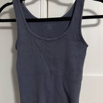 Brandy Melville  Top Tank Blue Crop Photo 0