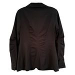 CAbi 601 Pinstripe Ruched Blazer Women's 6 Black Career Casual Contemporary NWT Photo 9