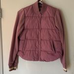 Abercrombie & Fitch Mauve Puffer Jacket Photo 0