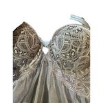 Victoria's Secret Victoria’s Secret Lace Lingerie Babydoll Top Padded Open Back Sheer Lilac 36C Photo 12