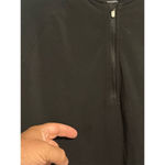 Adidas  Jacket Womens Large Long Sleeve 1/4 Zip Pullover Black Activewear Top Photo 5