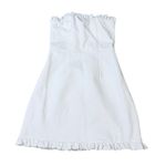 Lulus NWOT Size Small Little Lovely Ivory White Strapless Mini Dress Ruffle Photo 2
