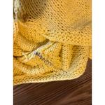 Handmade Yellow Knit Bolero Cardigan Asymmetrical Artsy Cottagecore Sweater Size M Photo 8