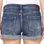 BLANK NYC The Fulton Distressed Denim Shorts Women’s Size 28 Blue Cutoff Raw Hem Photo 1