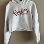 ✨ League Gray Iowa State Cropped Hoodie Medium Photo 0