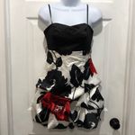 Jodi Kristopher Special Occasion Floral Print Ruffle Dress 3 Photo 3