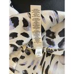 Chico's  0 Button Down Tunic Women S Hi Low Flutter Hem Long Sleeve Crinkle NWT Photo 9