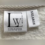 THREAD VISION Toodalooo Crew Sweatshirt 100% organic cotton size XXL cream Photo 8