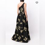Notte Marchesa Floral Embroidered One Shoulder Gown Photo 4