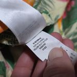 Old Navy  Yellow Poplin Classic Tropical Floral Pajama Top Size Medium Photo 8