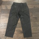 Spanx NWT  Petite Faux Leather Straight Leg Pants Sz MP Photo 3