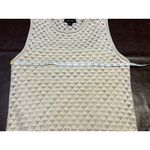 Sanctuary  Sleeveless Crochet Knit Dress Women's Size M Beige‎ Lined Boho Cotton Photo 11
