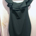 Mind Code ‎ Women Off the Shoulder Green Ruffled Mini Dress Size S Photo 7