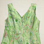 Jonathan Martin Green floral dress knee length fairycore bohemian hippie boho chic earthy Photo 3