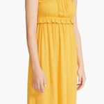 BB Dakota by Steve Madden Sunflower Yellow Grooves Sleeveless Maxi Dress Size S Photo 2