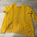 Poof! Women’s Poof Apparel Small Yellow Cardigan Sweater Photo 3