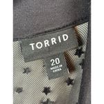 Torrid  At The Knee Star Sheer Skater Dress in Deep Black‎ Size 20 Photo 8