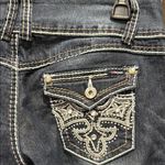 Angels Jeans Blue Ankle Cropped Denim with Whiskering, Size 7 Photo 5