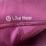 Lululemon  Burgundy Red and Pink Boot Cut‎ Style Leggings Size 8 Photo 6