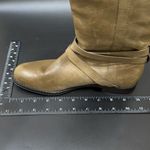 Coach  Marlena Olive Tan Genuine Leather Buckle Side Riding Tall Boots Size 6.5 Photo 11